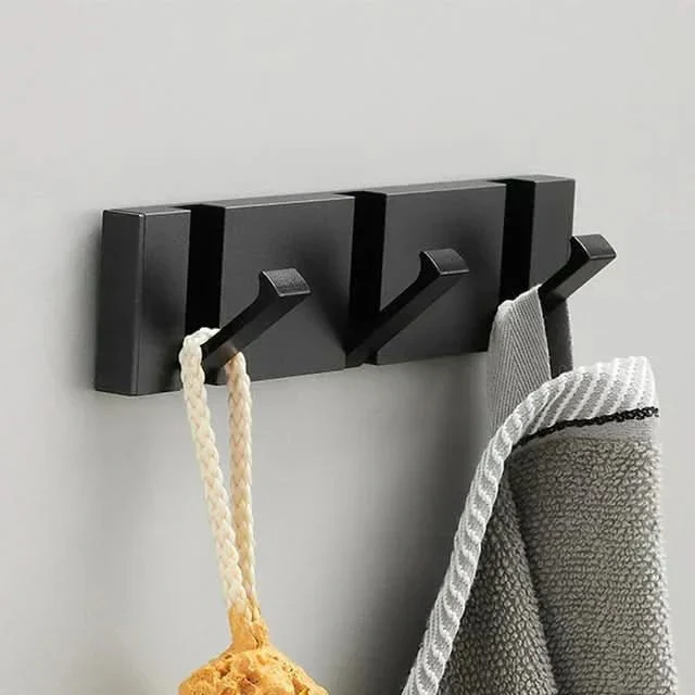 Space-Saving Wall Hook Organization | Foldable Aluminum Hook Rail | FlexiHook - Image 8