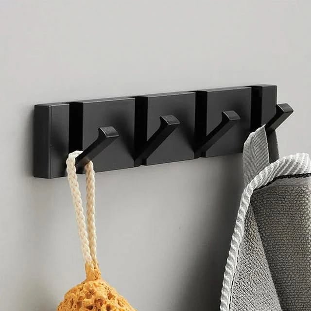 Space-Saving Wall Hook Organization | Foldable Aluminum Hook Rail | FlexiHook - Image 9