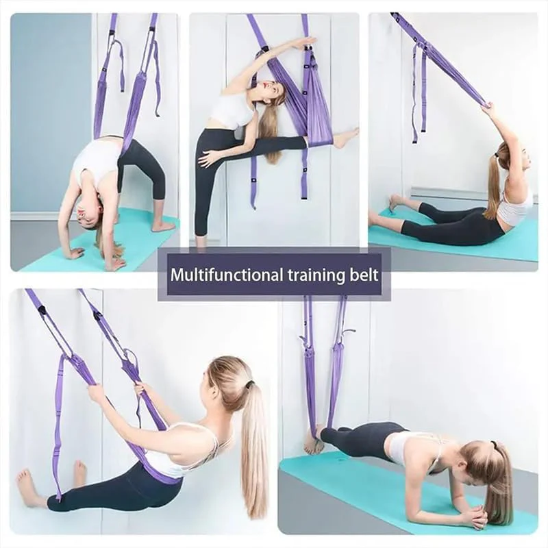 Stretching Sling | Back Pain Relief | Adjustable Door Mount | Home Flexibility Tool | FlexiRelief - Image 7