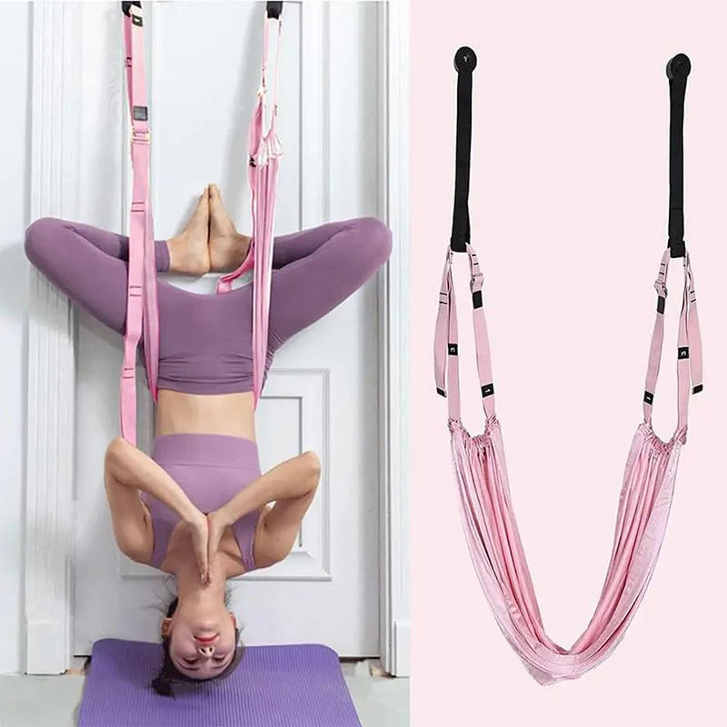 Stretching Sling | Back Pain Relief | Adjustable Door Mount | Home Flexibility Tool | FlexiRelief - Image 9