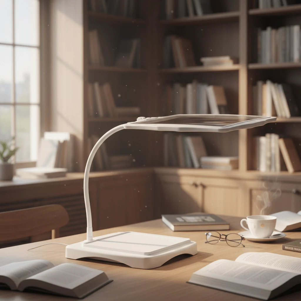 Table Magnifier Lamp | LED Light for Detail Work | Hands Free Desk Viewing | HandWork - Image 4