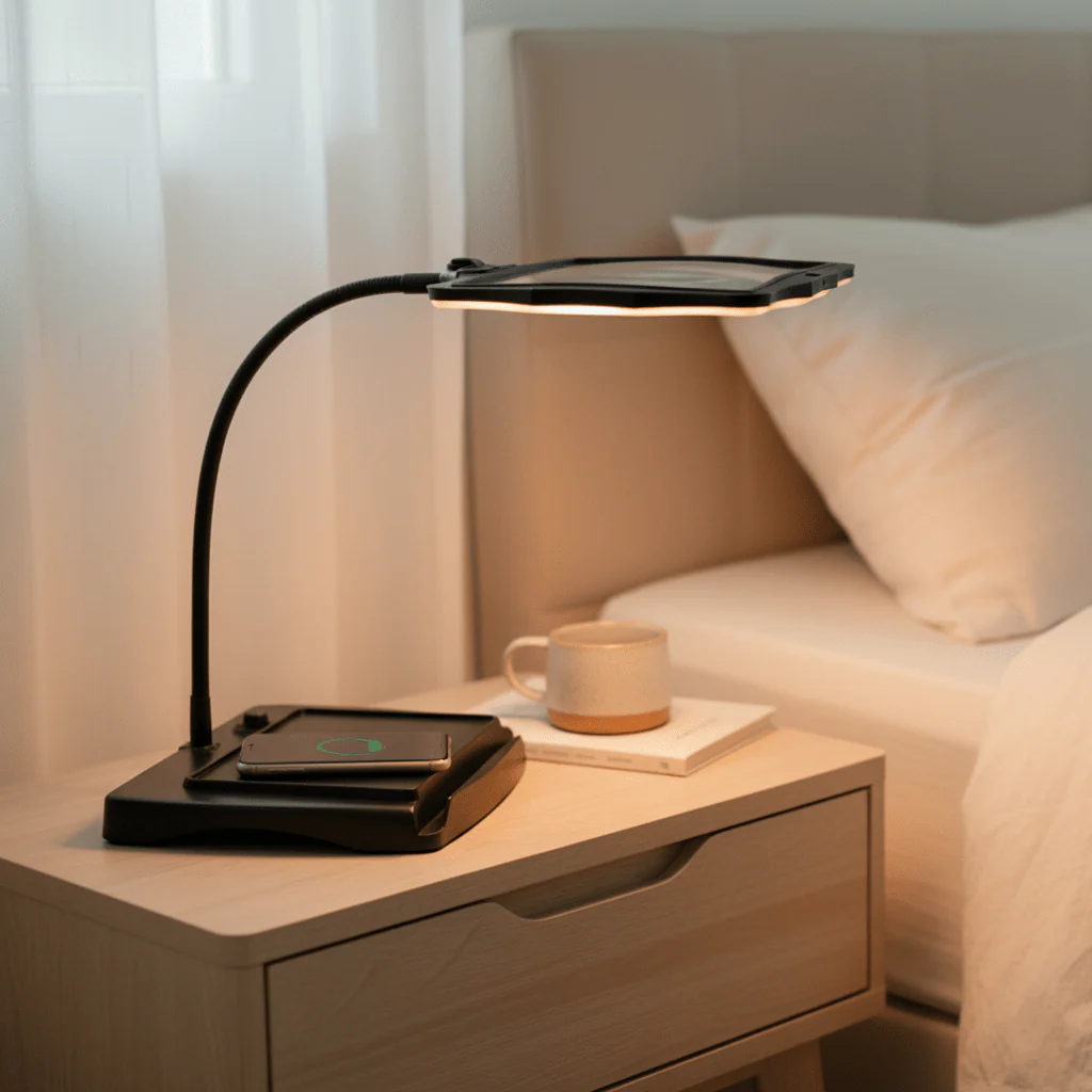 Table Magnifier Lamp | LED Light for Detail Work | Hands Free Desk Viewing | HandWork - Image 5