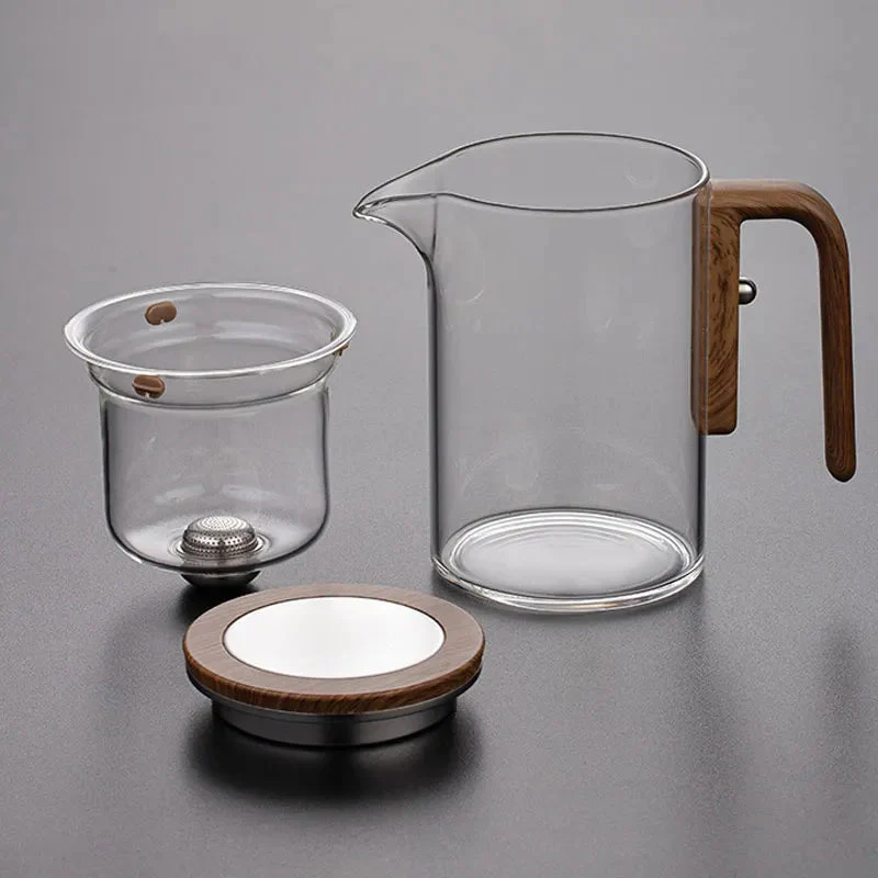 Tea Infuser Teapot | One-Click Brew Control | Heat-Resistant Glass | Drip-Free Pour | SereniCup - Image 5