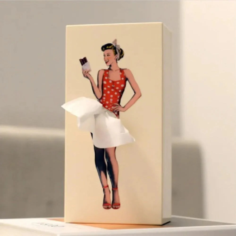 Tissue Box | Playful Pull Action | Decorative Home Accent | TissuDance - Image 10