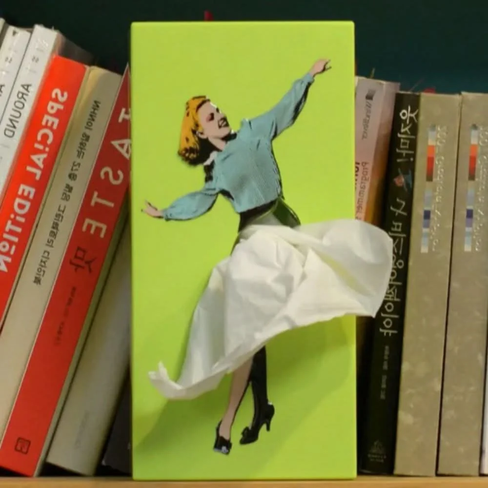 Tissue Box | Playful Pull Action | Decorative Home Accent | TissuDance - Image 3