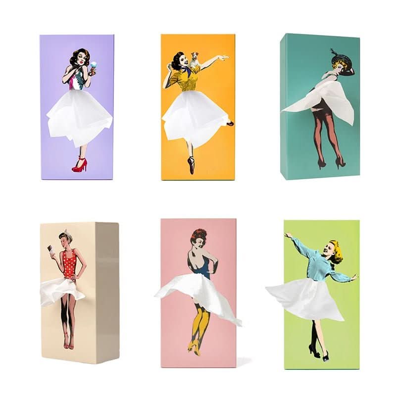 Tissue Box | Playful Pull Action | Decorative Home Accent | TissuDance - Image 4