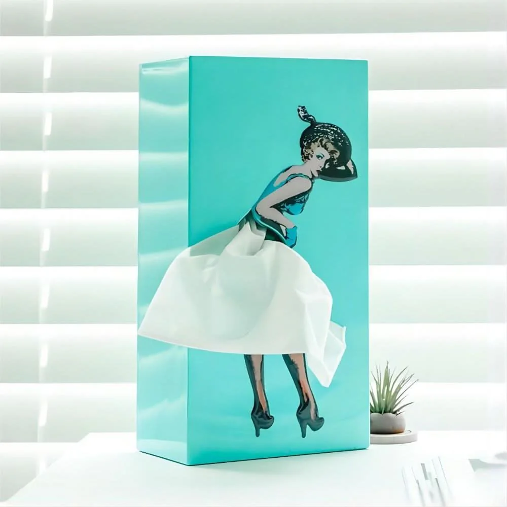 Tissue Box | Playful Pull Action | Decorative Home Accent | TissuDance - Image 9