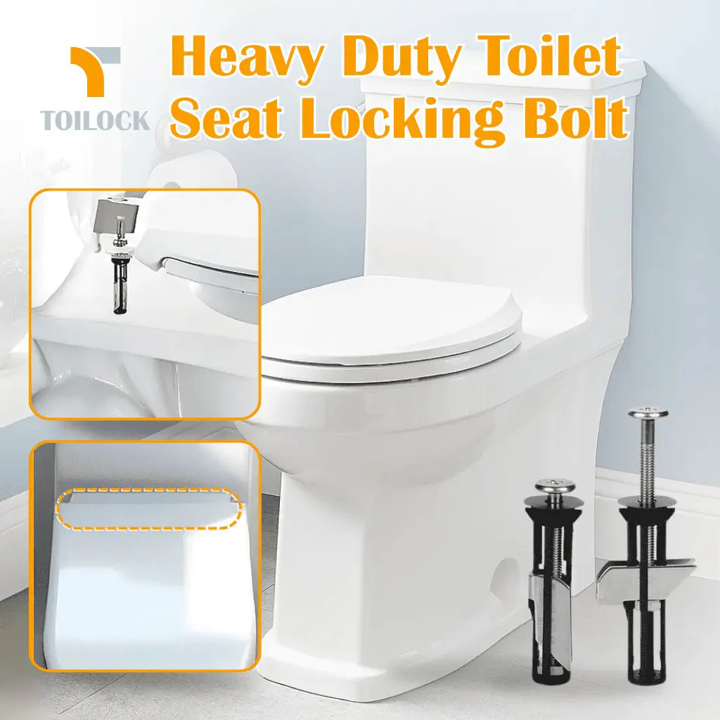 Toilet Seat Fixing Bolt | Anti-Wobble Lock System | Stainless Steel | ToiLock