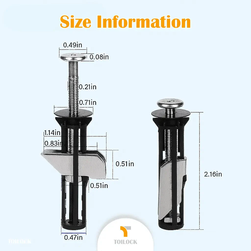 Toilet Seat Fixing Bolt | Anti-Wobble Lock System | Stainless Steel | ToiLock - Image 6
