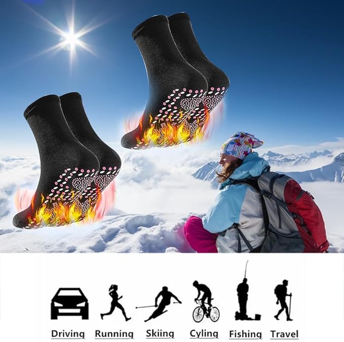 1+1 FREE | Tourmaline Socks⢠Self-Heating Magnetic Therapy Socks - Image 3