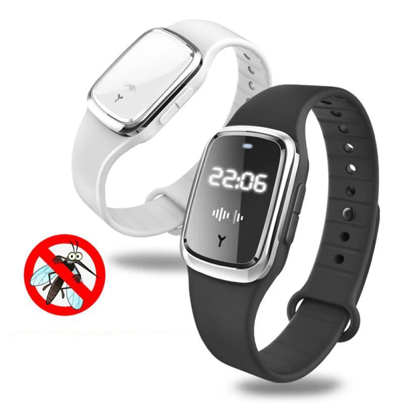 Ultrasonic Anti-Mosquito Wristband | 3-Mode USB Rechargeable Protection | BuzzGuard