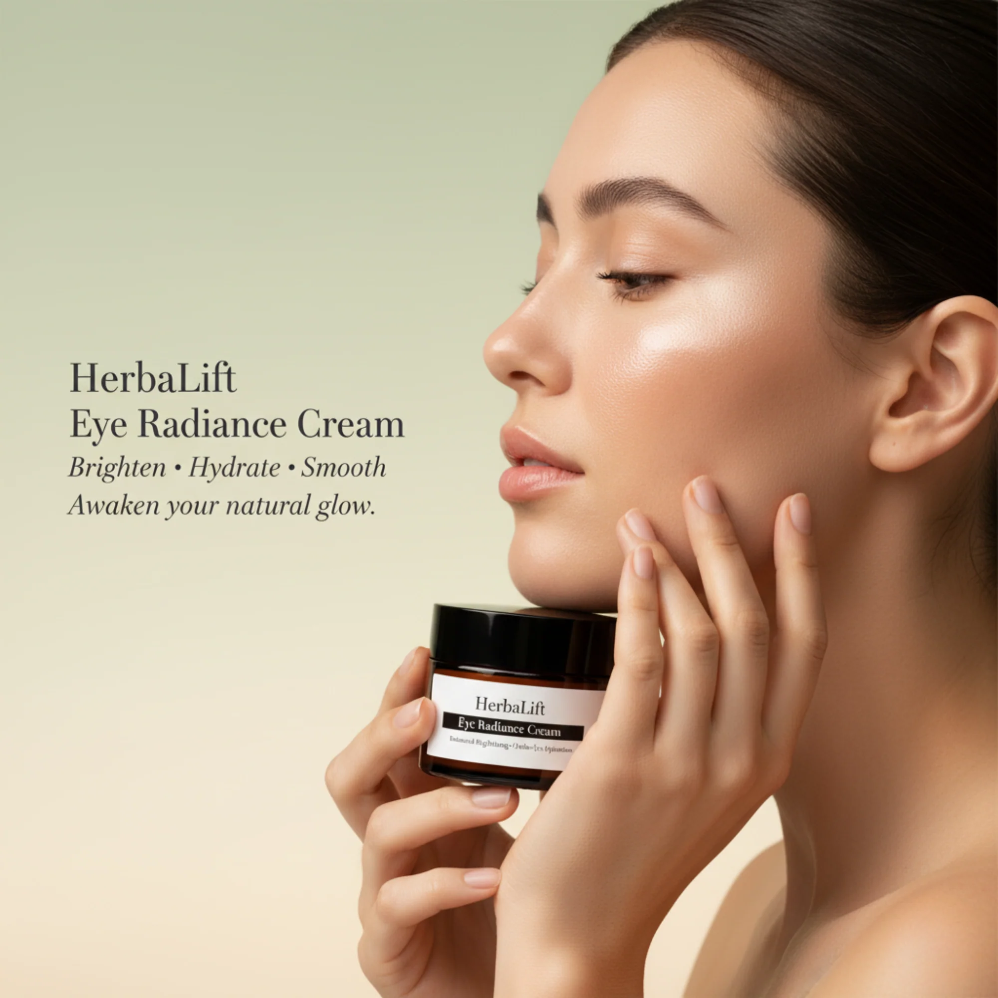 Under Eye Cream | Brightening & De-Puffing | Hydrating Firm Care | HerbaLift - Image 3