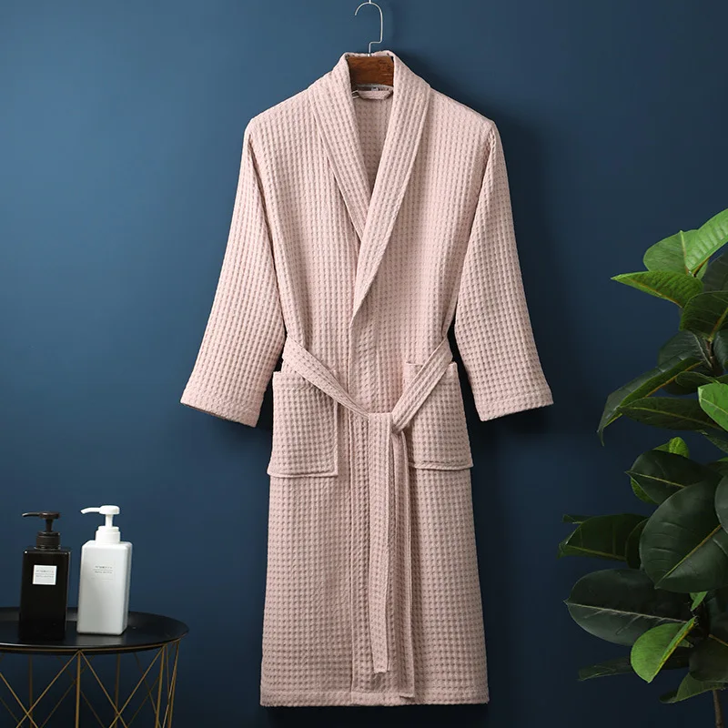 Unisex Bathrobe for Women & Men | Cotton Lounge Robe | LuxeComfort - Image 13