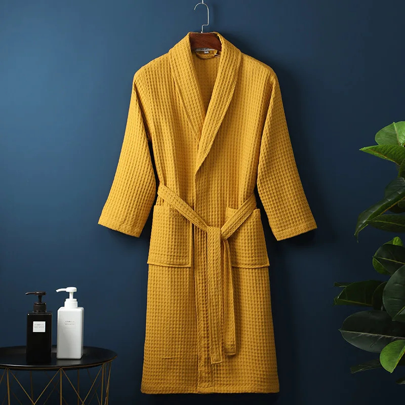 Unisex Bathrobe for Women & Men | Cotton Lounge Robe | LuxeComfort - Image 14