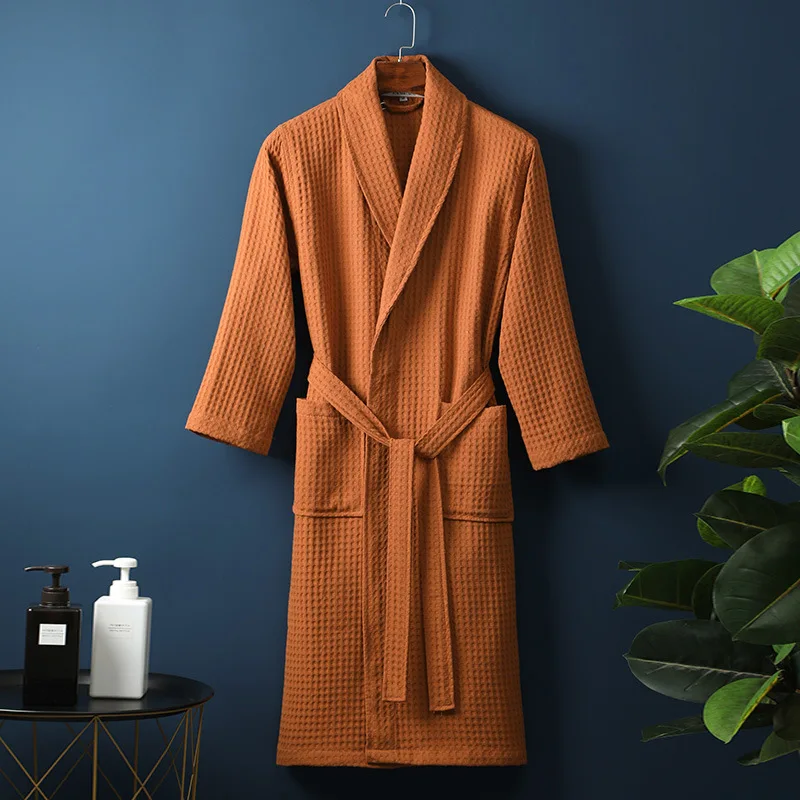 Unisex Bathrobe for Women & Men | Cotton Lounge Robe | LuxeComfort - Image 15