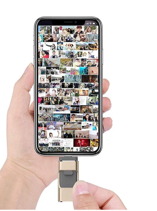 USB Flash Drive | Multi-Connector Smartphone Storage | MemoryGo - Image 3