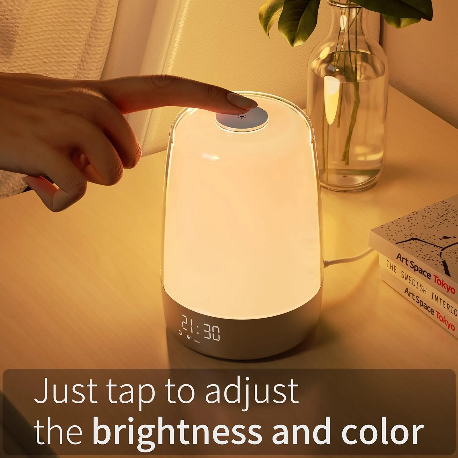 Wake-Up Light Alarm clock | Sunrise & RGB Light | Aurora - Image 5