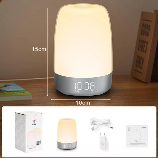 Wake-Up Light Alarm clock | Sunrise & RGB Light | Aurora - Image 7