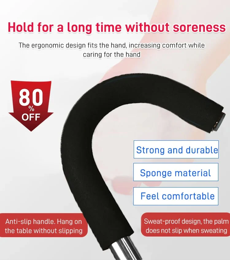 Walking Stick with Seat | Foldable Design | 120 kg Load Capacity | Non-Slip Base | Radianta - Image 4