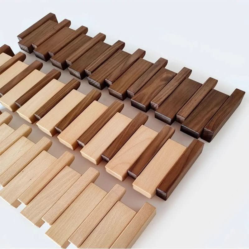 Wall Coat Rack | Folding Hook Wall Storage | Handcrafted Wood Design | PianoWood - Image 6