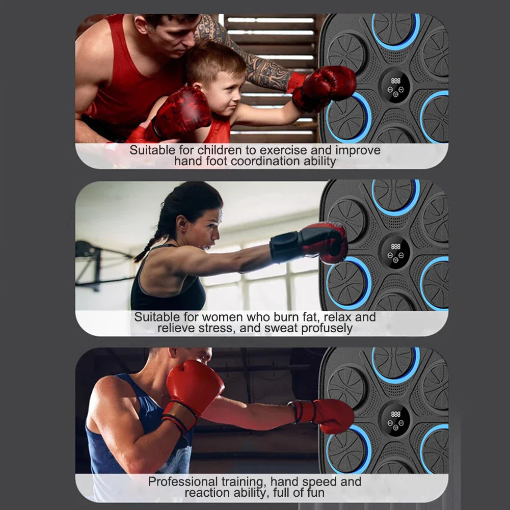 Wall Mounted Boxing Trainer | Smart LED Reaction Target | ReflexCore - Image 2