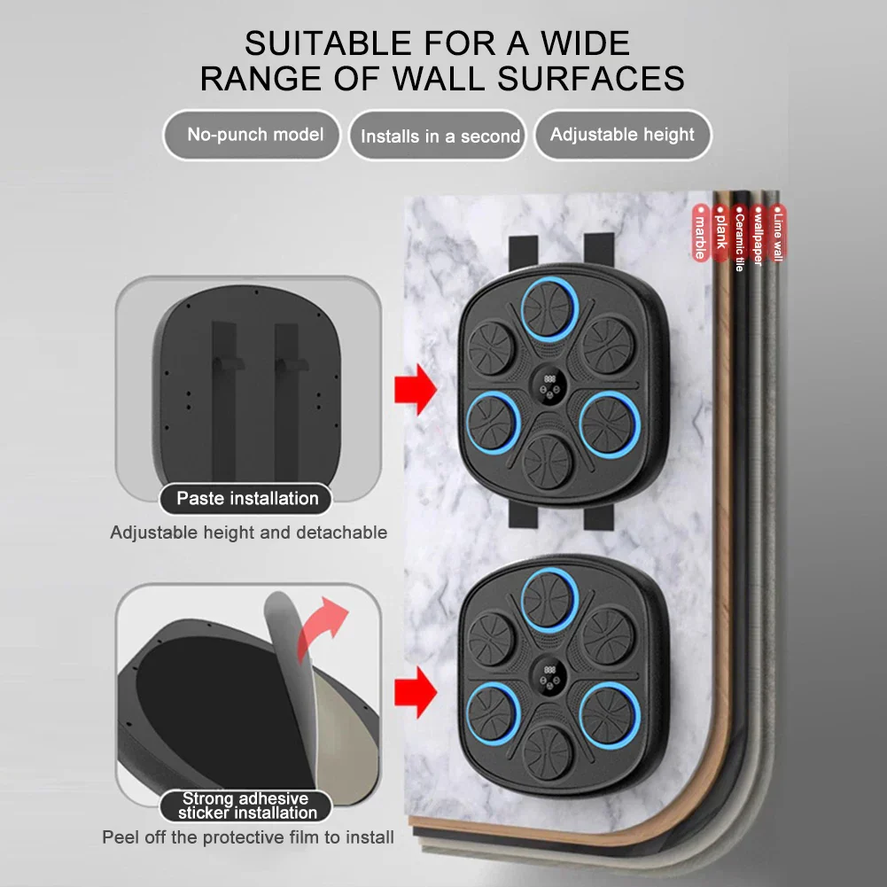Wall Mounted Boxing Trainer | Smart LED Reaction Target | ReflexCore - Image 4