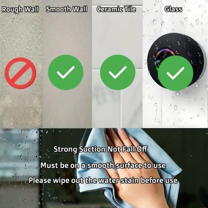 Waterproof Speaker | Strong Suction Cup | Clear Sound | Long Battery Life | AquaSound - Image 6