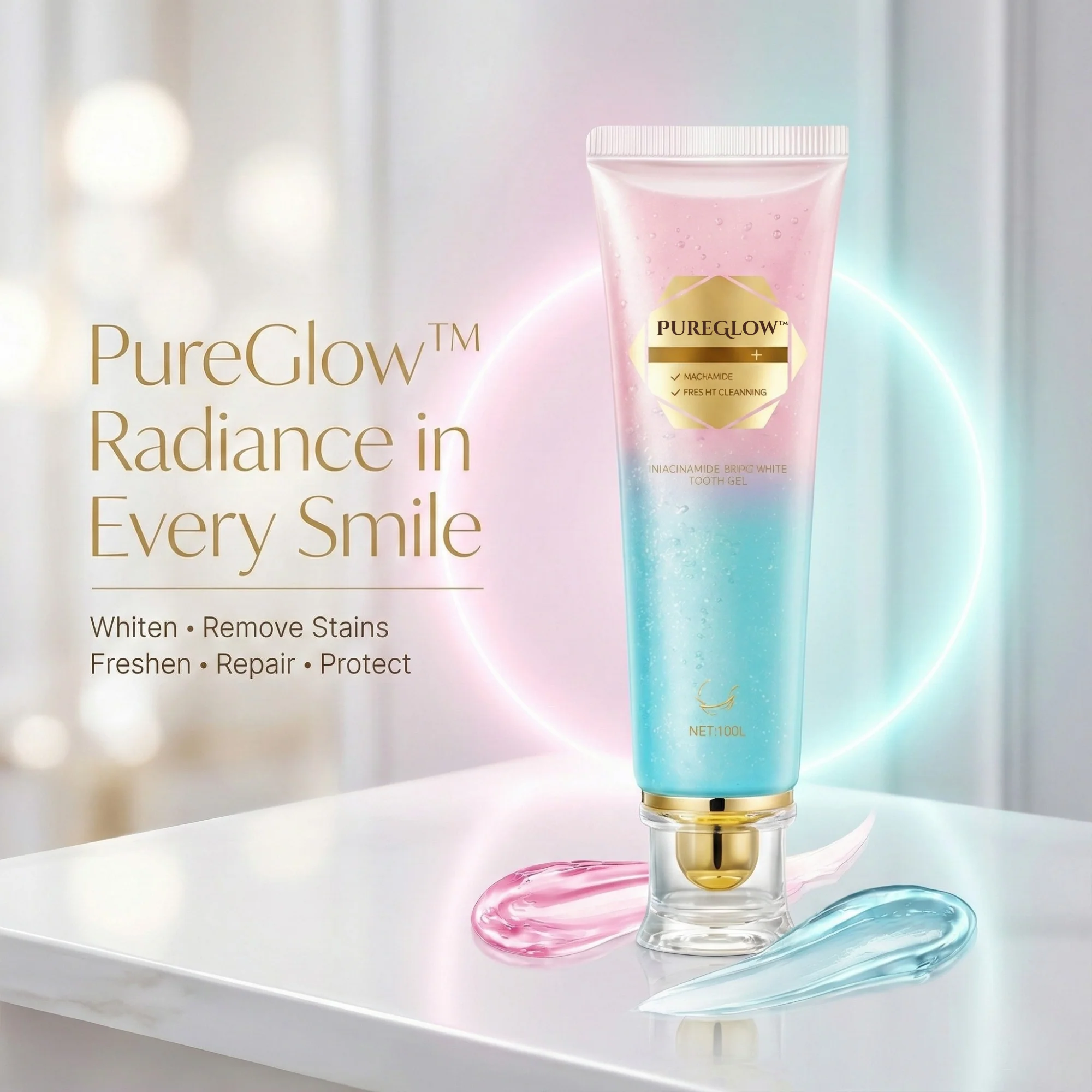 Whitening Toothpaste | Niacinamide Formula | Enamel Repair | Fresh Breath | PureGlow - Image 6