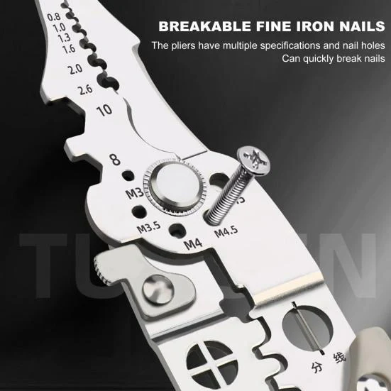 Wire Stripper Pliers | Multi-Function Tool | Precise Cutting & Crimping | WireMaster - Image 6