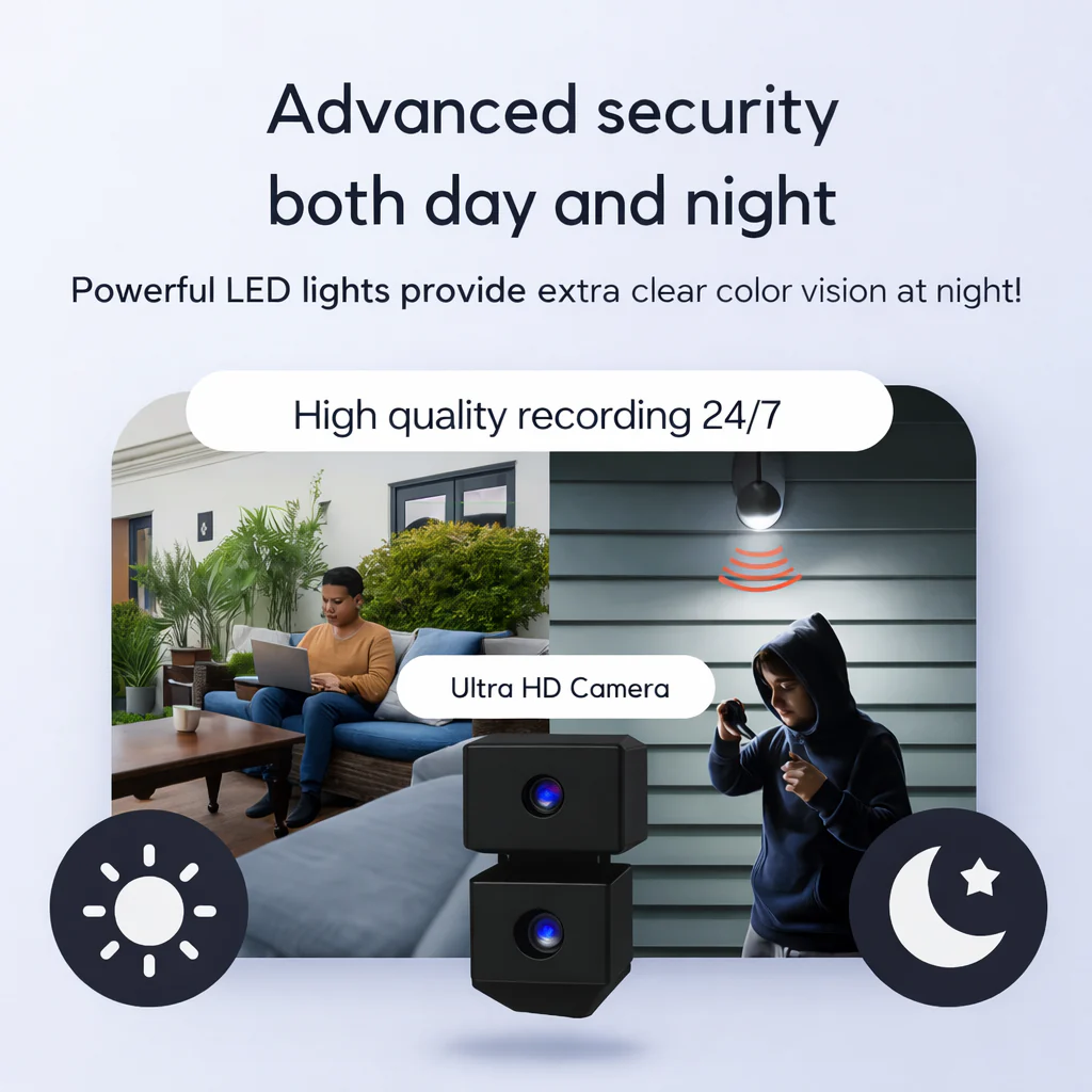 Wireless Safety Camera | 4K Night Vision | SafeCam Pro - Image 2