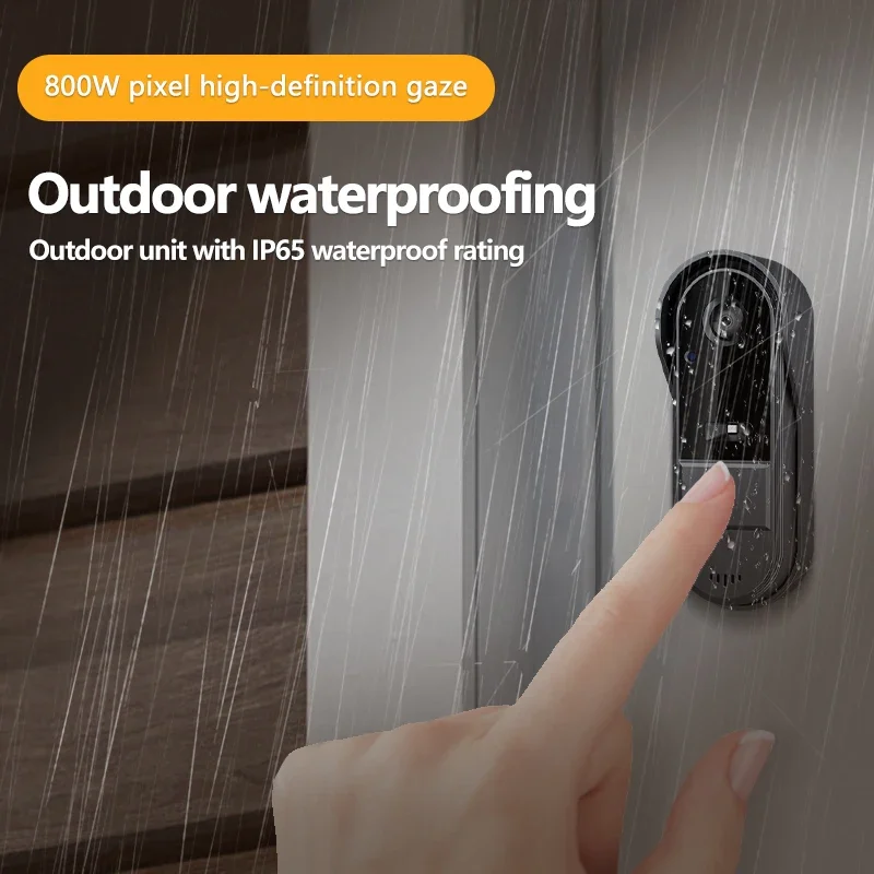 Wireless Smart Doorbell | Intercom & Night Vision HD | 4.3” IPS Display | SecureBell - Image 4