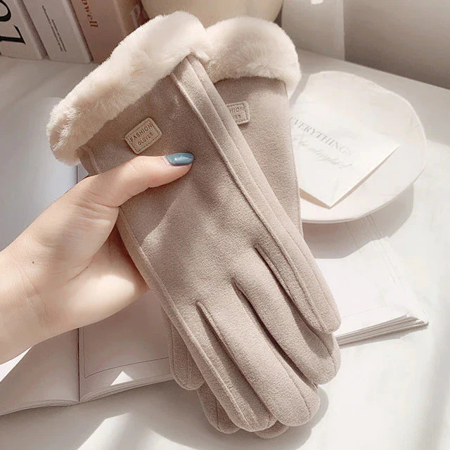 Women's Gloves | Warm Winter Gloves with Shearling | CozyHand - Image 3