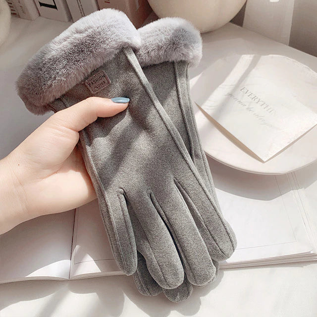 Women's Gloves | Warm Winter Gloves with Shearling | CozyHand - Image 4