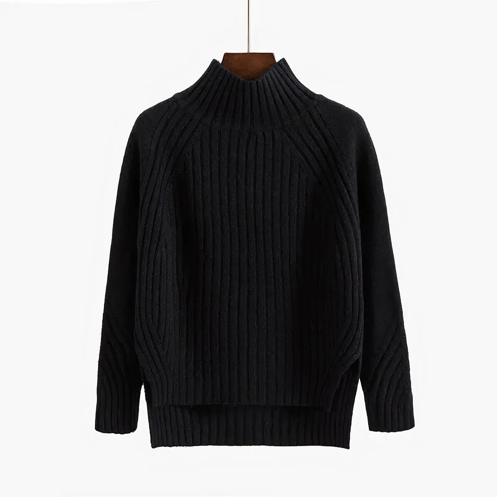 Women's knit sweaters | Stand-up collar sweaters | Warm comfort & structured look - Image 5