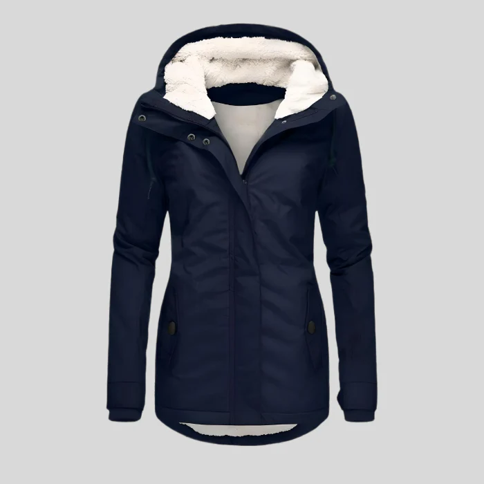 Women's winter jacket | Lined hooded jacket | Windproof protection & stylish warmth - Image 3