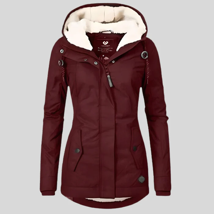 Women's winter jacket | Lined hooded jacket | Windproof protection & stylish warmth - Image 6