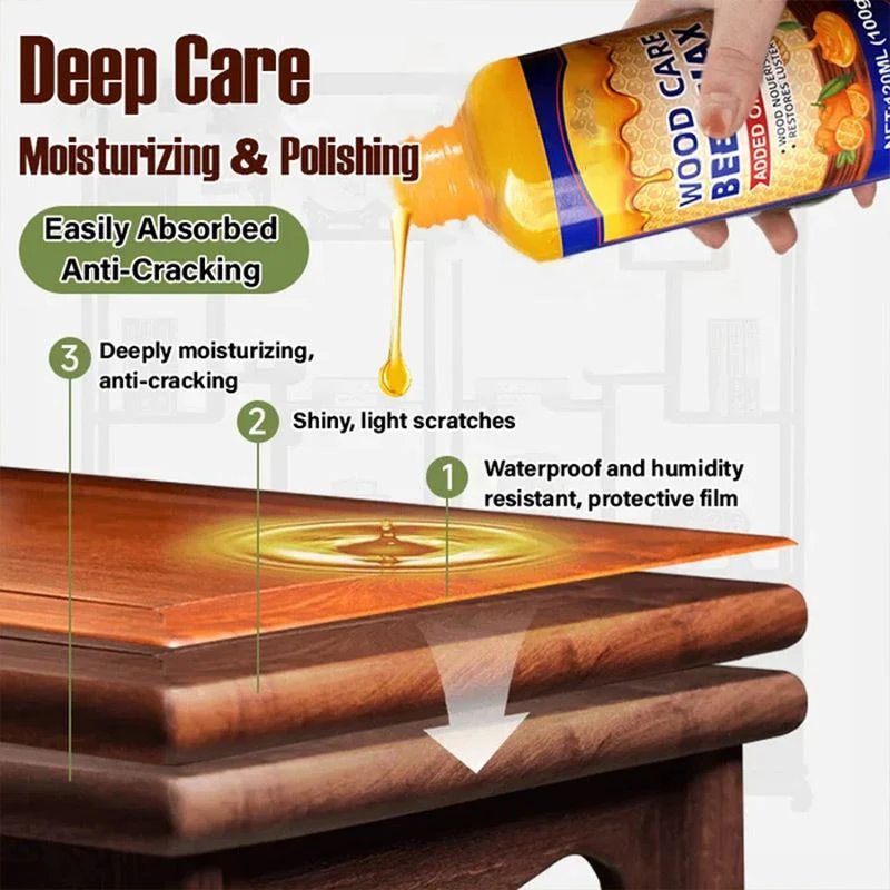 Wood Cleaner Beeswax | Restores Natural Shine | Deep Nourishing Care | WoodSavior - Image 4
