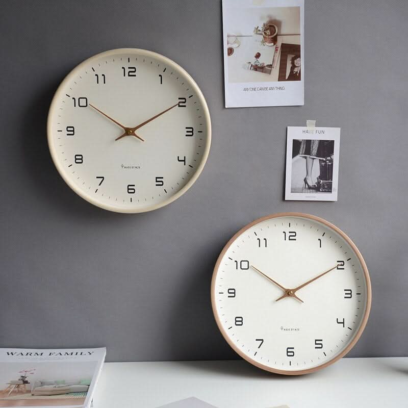 Wooden wall clock | Silent movement | Solid wood frame | NordicTime - Image 3