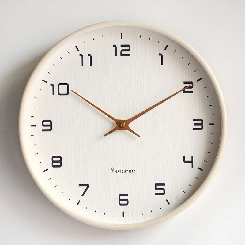 Wooden wall clock | Silent movement | Solid wood frame | NordicTime - Image 8