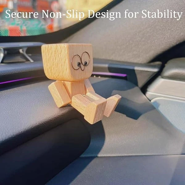 Wooden Wobble Figure Decor | Moving Joints | Handcrafted Wood | JoyTwig - Image 13