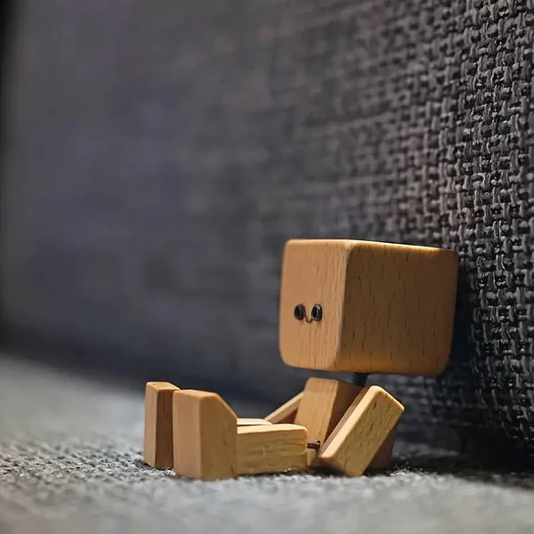 Wooden Wobble Figure Decor | Moving Joints | Handcrafted Wood | JoyTwig - Image 4